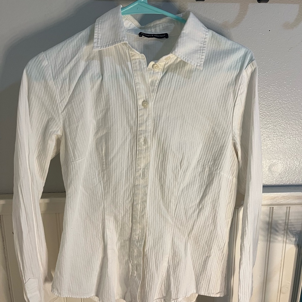 White Button-Up Shirt